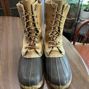 Vintage L.L. Bean Maine Hunting Shoe Duck‎ Boots Made In USA Mens 9 Bean Boot